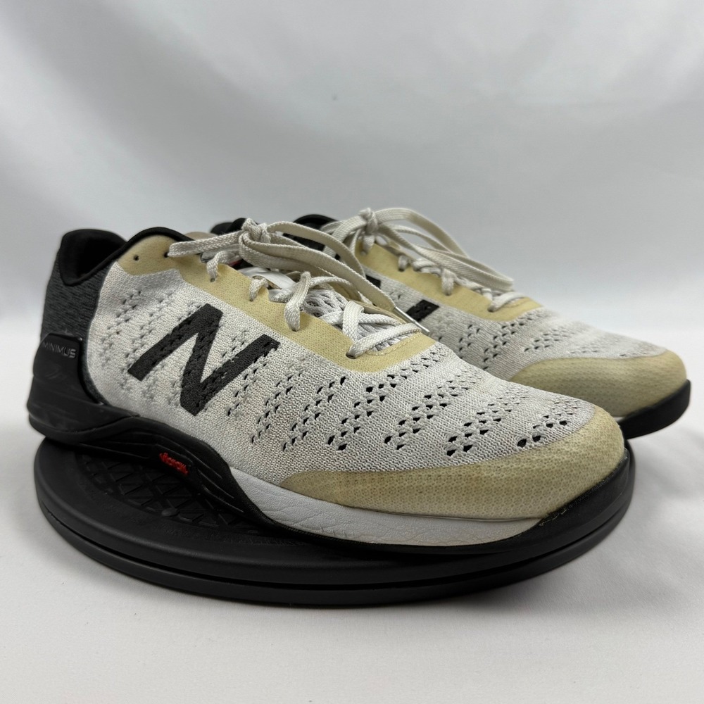 New Balance Minimus Prevail Mens 11.5 Training Shoes White Black MXMPLV1 Vibram
